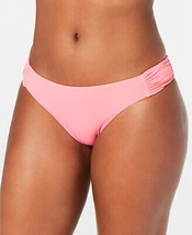Hipster Bikini Bottoms Swimwear Side Shirred Pink Size Large BAR III $44 - NWT - £7.18 GBP