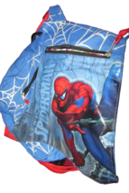 3 SPIDERMAN:   MARVEL BACKPACK, SWEATSHIRT/JACKET w/MASK in HOOD size7, ... - $7.00