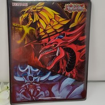 YUGIOH KONAMI OFFICIAL SLIFER, OBELISK, AND RA 9-POCKET DUELIST PORTFOLIO - $16.98
