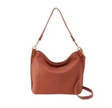 Hobo women&#39;s pier convertible shoulder bag in Cognac Soft Leather - size One - £136.08 GBP