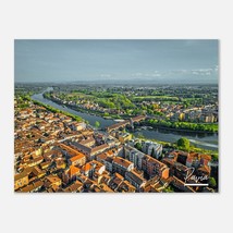 Pavia Italy Travel Poster Wall Art | Pavia River Ticina Home Decor | Pavia Build - £16.05 GBP