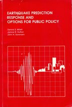 Earthquake prediction response and options for public policy (Program on... - £62.72 GBP