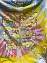 Nickelodeon Rugrats Shirt Size XL All Over Tie Dye Print - £15.58 GBP