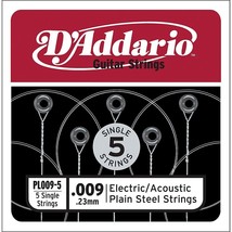 D&#39;Addario PL009-5 Strings - $18.99