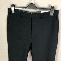 DKNY Dubois Men&#39;s Navy Slim Fit Dress Pants Size 34Wx32L - £35.39 GBP
