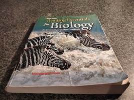 READING ESSENTIALS FOR BIOLOGY, INTERACTIVE STUDENT WORKBOOK - $7.99