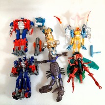 Transformers SET 6 action figures Transmetals Beast Wars Dark side of the Moon - £41.11 GBP