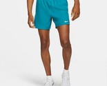 Nike Men&#39;s Challenger Brief-Lined 5&quot; Running Shorts in Blue Azul-Size 2XL - $29.94