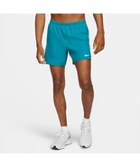 Nike Men&#39;s Challenger Brief-Lined 5&quot; Running Shorts in Blue Azul-Size 2XL - £23.54 GBP