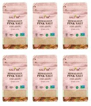 Lot 6 x SALT84 Himalayan Pink Salt Fine Grain Vegan Kosher Halal 1 LB/Ba... - £29.58 GBP