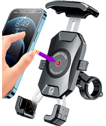BRCOVAN Motorcycle Phone Mount, One-Touch Auto Lock Bike Phone Mount, AT... - £19.98 GBP