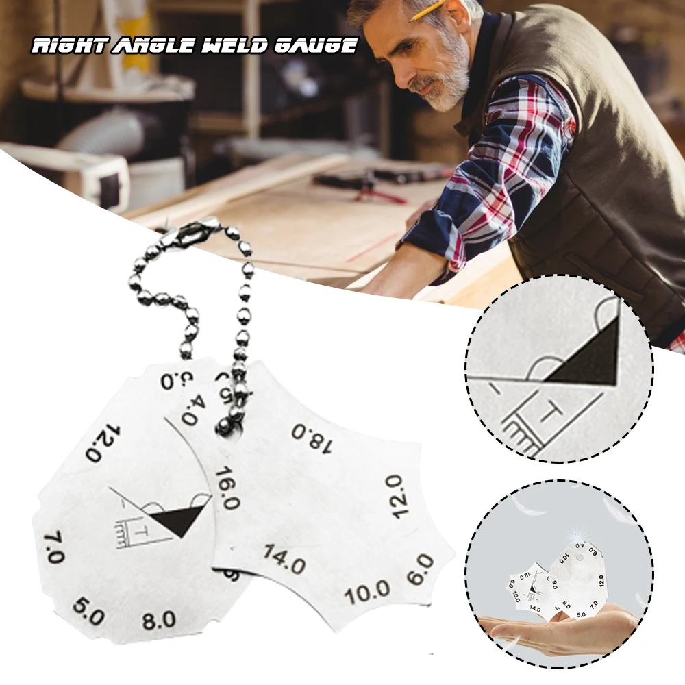 Fillet Weld Set Stainless Steel Welding Welder Inspection Ruler  Portabl... - $2,554.83 MXN