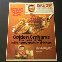 VTG Retro 1982 General Mill&#39;s Golden Graham Honey Graham Crackers Ad Coupon - $18.95