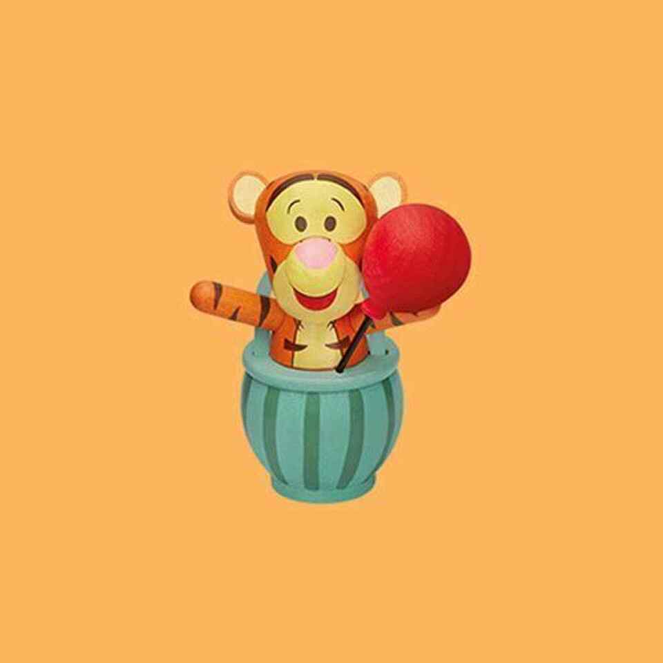 Disney Wooden Figures - Birthday Theme Tigger - Winnie the Pooh - 7 Eleven Promo - $11.29