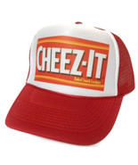 Cheez-It Trucker Hat Mesh Cap Snapback Hat Adjustable Vintage - £19.71 GBP
