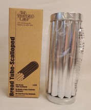 The Pampered Chef Scalloped Bread Tube 1565 Metal Tube Baking New in Box - £7.18 GBP