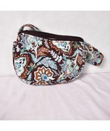 Vera Bradley Women&#39;s Small Pocket Book Tote Bag Blue &amp; Brown - €19,89 EUR