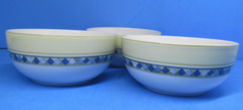 Royal Doulton Carmina 6&quot; All purpose Cereal Bowls 1999 Bundle of 3 Discontinued - £63.14 GBP