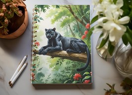 Jungle Panther Spiral Notebook, Perfect Gift for Nature Lovers, Creative... - €14,66 EUR