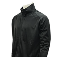 SMITTY | BKS-232 | Solid Black Officials Jacket w/ Knit Cuff | Referee&#39;s... - £43.25 GBP