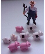 Farmer With Pigs &amp; Bunnies Farm Toys - $56.83 MXN