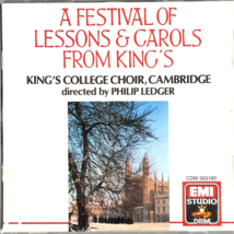 A Festival of Lessons Carols From Kings College Choir Cambridge CD Philip Ledger - $19.30