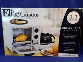 BRAND NEW Elite Cuisine EBK-200 3 in 1 Multifunction Breakfast Center White - $79.46