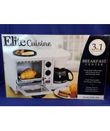 BRAND NEW Elite Cuisine EBK-200 3 in 1 Multifunction Breakfast Center White - £62.50 GBP