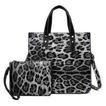 N tote bag leather leopard crossbody shoulder bag ladie large capacity handbag shopping thumb200