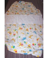 Vintage 1980&#39;s Walt Disney WINNIE THE POOH Twin Size Fitted Bed Sheet Fa... - £19.46 GBP