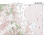 Pokes Point, Utah 1968 Vintage USGS Topo Map 7.5 Quadrangle - Shaded - $23.99
