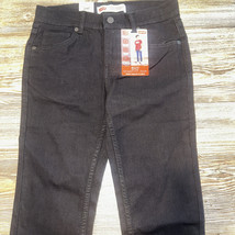 NEW Levis Boys 510 Skinny Fit Performance Jeans. Size 14 Reg 28x28 Black. C - $21.77