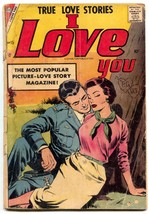 I Love You Comic #15 1957- Charlton Romance- missing centerfold - $18.62