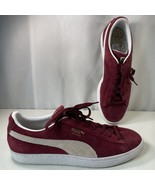 Puma Suede Sneakers Mens 11.5 Classic Cabernet Maroon Red Low Top Casual... - €25,59 EUR