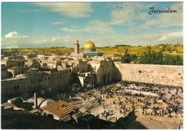 Israel Postcard Jerusalem Temple Area - £2.32 GBP