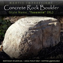 XL Fake Rock Boulder YOSEMITE (Made-to-Order) Local Atlanta Pickup Only - £188.84 GBP