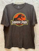 Jurassic Park T-Shirt Black/Dark Gray Graphic T-Shirt Extra Large Unisex - £11.73 GBP