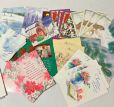 Mixed lot unused vintage Christmas holiday greeting card lot - £23.09 GBP