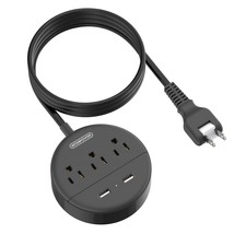 NTONPOWER 2 Prong Power Strip, 1875W 2 Prong to 3 Prong Outlet Adapter, ... - £29.77 GBP