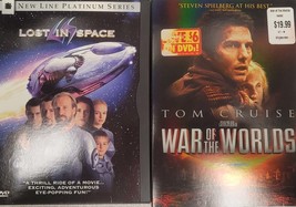 Sci-Fi DVD Movie Double Feature: Lost in Space, War of the Worlds - £9.35 GBP