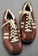 SKECHERS  Womens  7.5 Shoes Tie Oxford Brown Walking  - £30.36 GBP