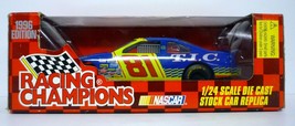 Racing Champions Kenny Wallace #81 NASCAR T.I.C. 1:24 Blue Die-Cast Car 1996 - £14.58 GBP