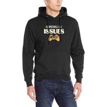 Unisex Graphic Hoodie Sweatshirt – Gaming – Black – Long Sleev - £21.76 GBP