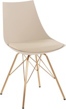 Cream Oakley Mid-Century Modern Bucket Chair From Osp Home Furnishings. - £107.33 GBP