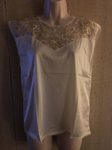 *white &quot;ALLURE&quot; SILK blouse - size  S - $9.49