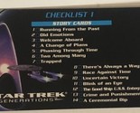 Star Trek Generations Widevision Trading Card #71 Checklist - $2.48