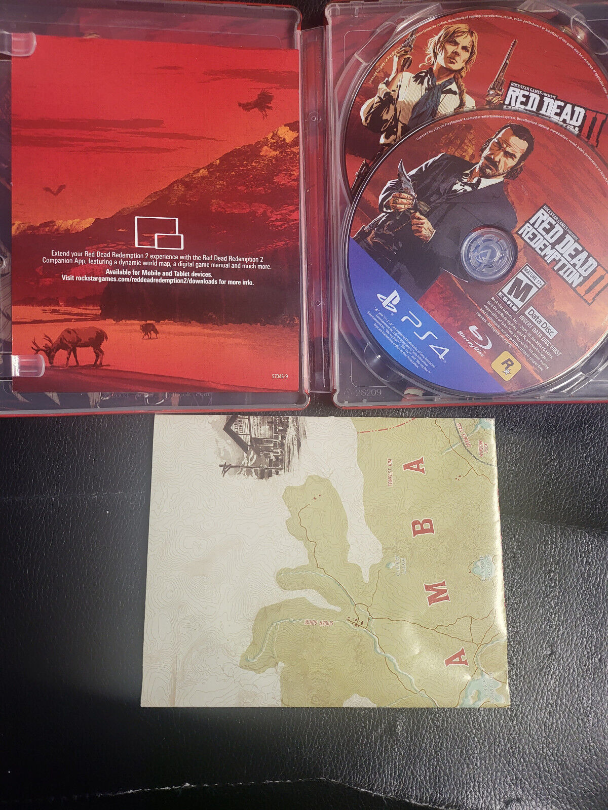 Red Dead Redemption 2 Steelbook Edition PlayStation 4 / COMPLETE WITH MAP Video Games