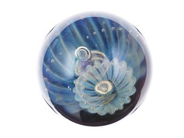 4.75&quot; Large Eickholt Opalescent Iridescent Jellyfish Paperweight - $193.05