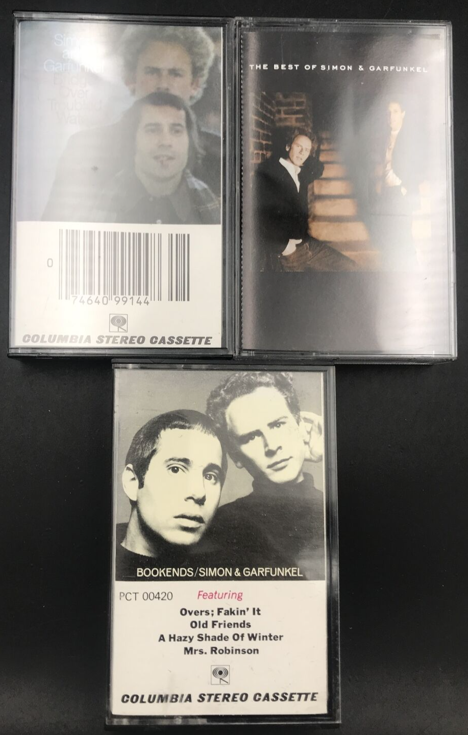 Primary image for 3-Simon & Garfunkel Cassette Tapes - Best Of, Bridge Over Troubled Waters & Boo
