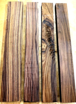 4 Pieces Beautiful Pieces Kiln Dried Bolivian Rosewood 18&quot; X 3/4&quot; Wood Lumber A - £39.38 GBP
